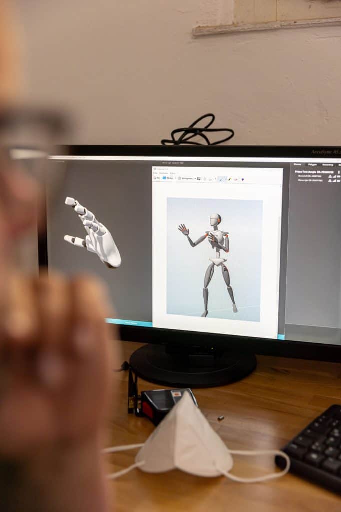 Mocap System von Xsense in der Anwendung 3D Animation am Computer